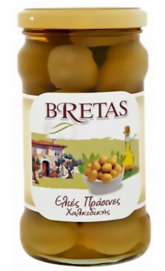 Bretas olívabogyó zöld magos 300/180 g