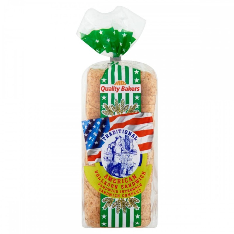 Szendvicskenyér teljes kiörlésű amerikai 750 g