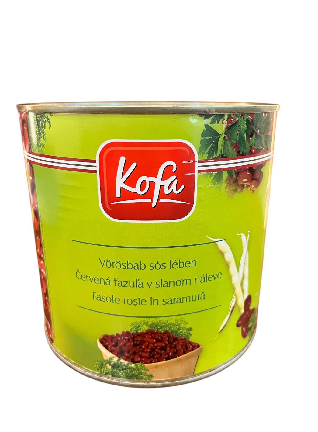 Vörösbab konzerv 2.500 g /1.500 g KOFA