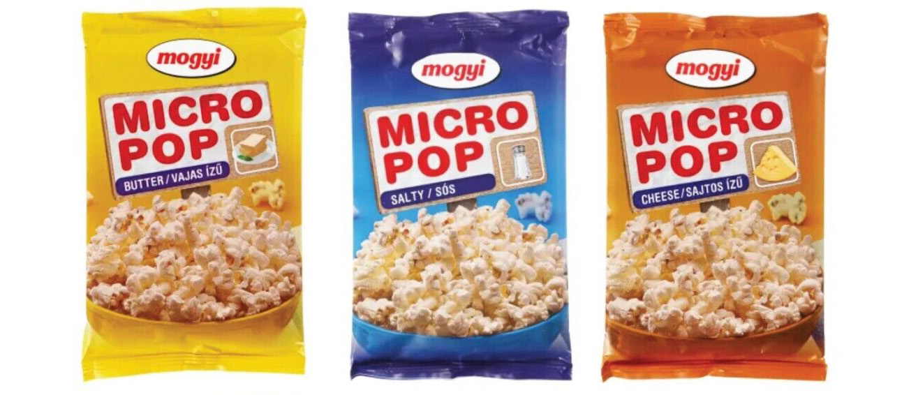 Popcorn micro 100 g sós/vajas/sajtos MOGYI