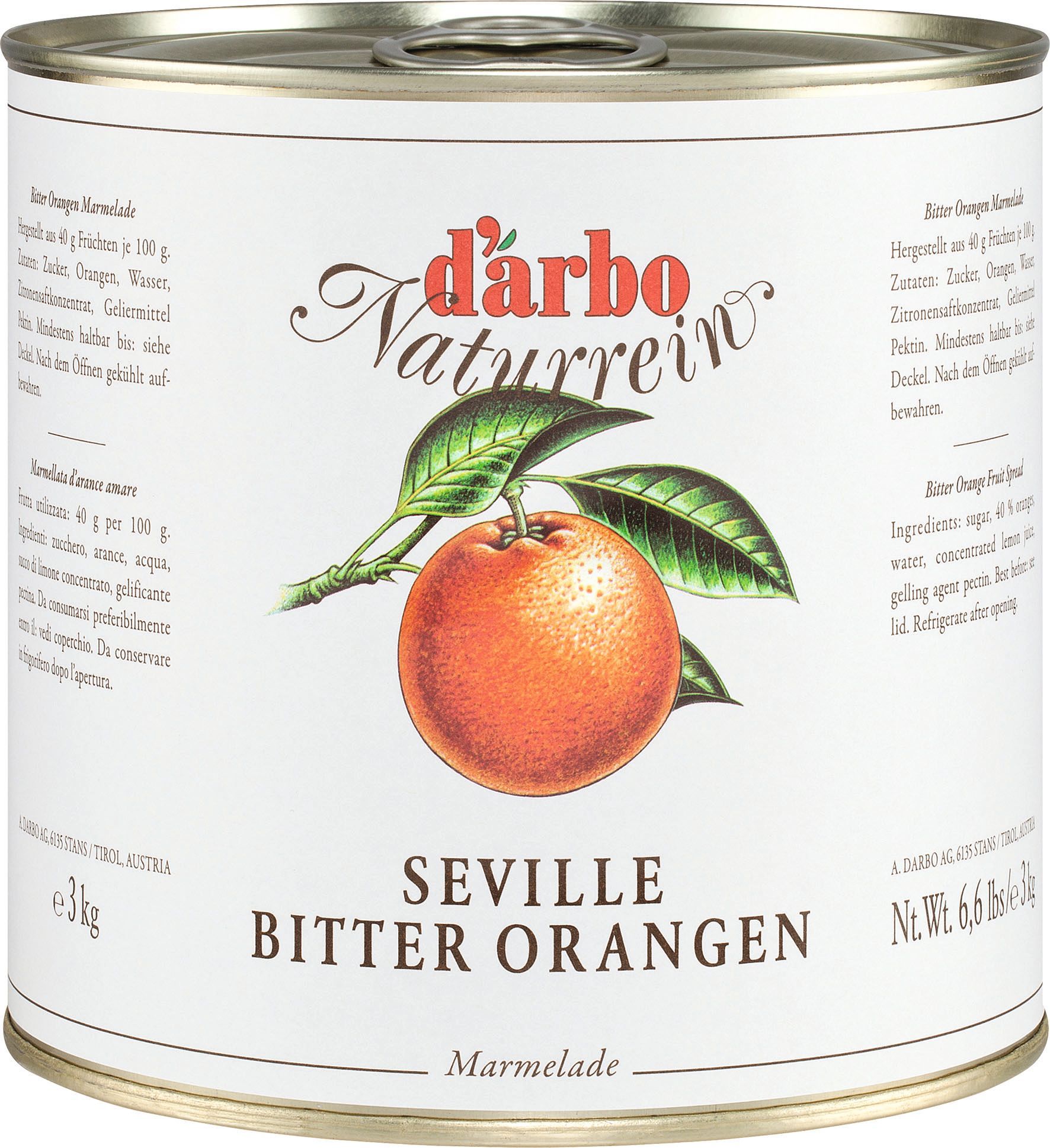 Narancs lekvár 5 kg DARBO