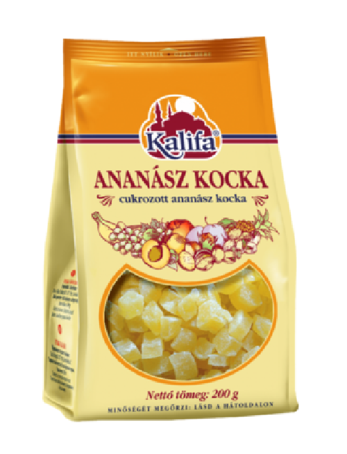 Ananász aszalt (kocka) 200 g KALIFA
