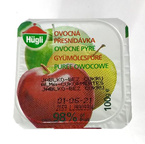 Almapüré hozzáadott cukor nélkül 100 g (48 db/#) HÜGLI
