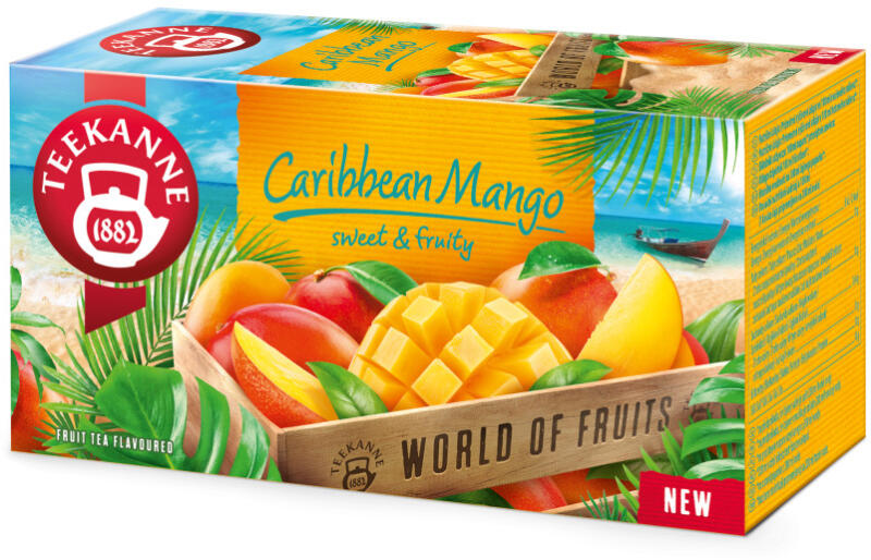 Filteres tea caribbean-mangó 2,25 g (12 db/#) TEEKANNE