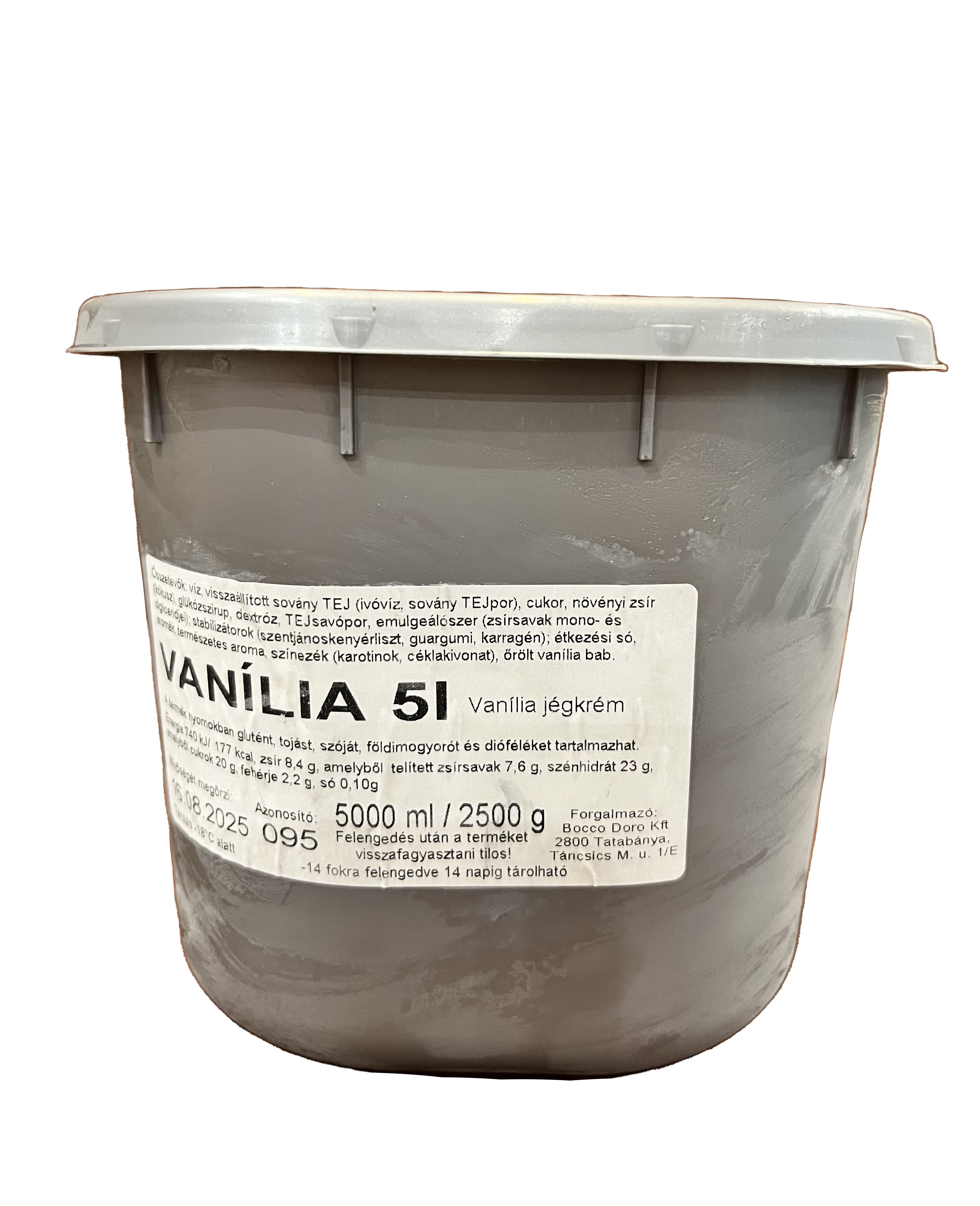 Jégkrém vanília 5 l mirelit