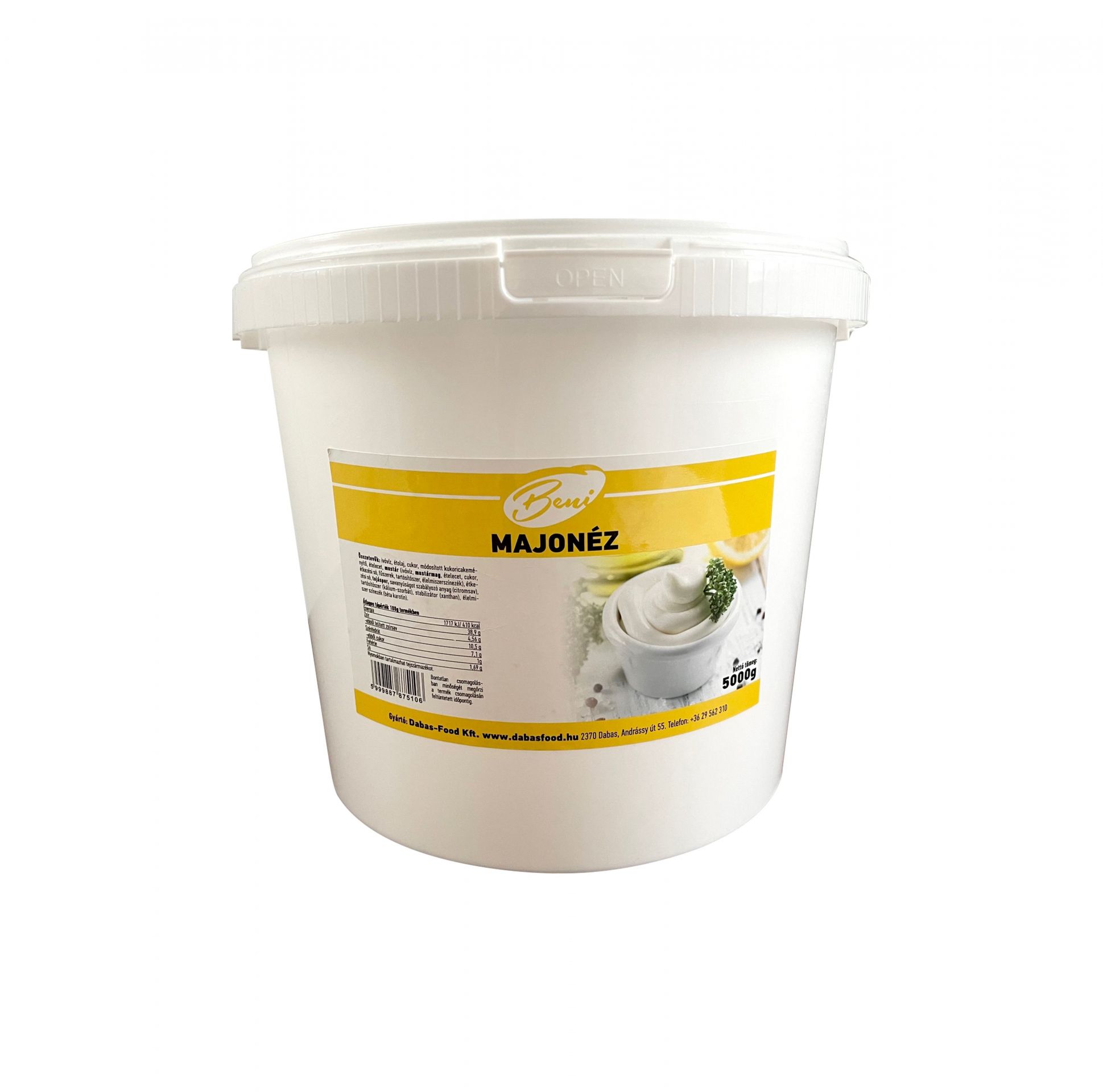 Majonéz 5 kg vödrös BENI