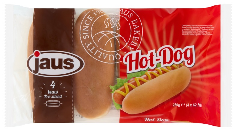 Hot-dog kifli 4 db-os JAUS