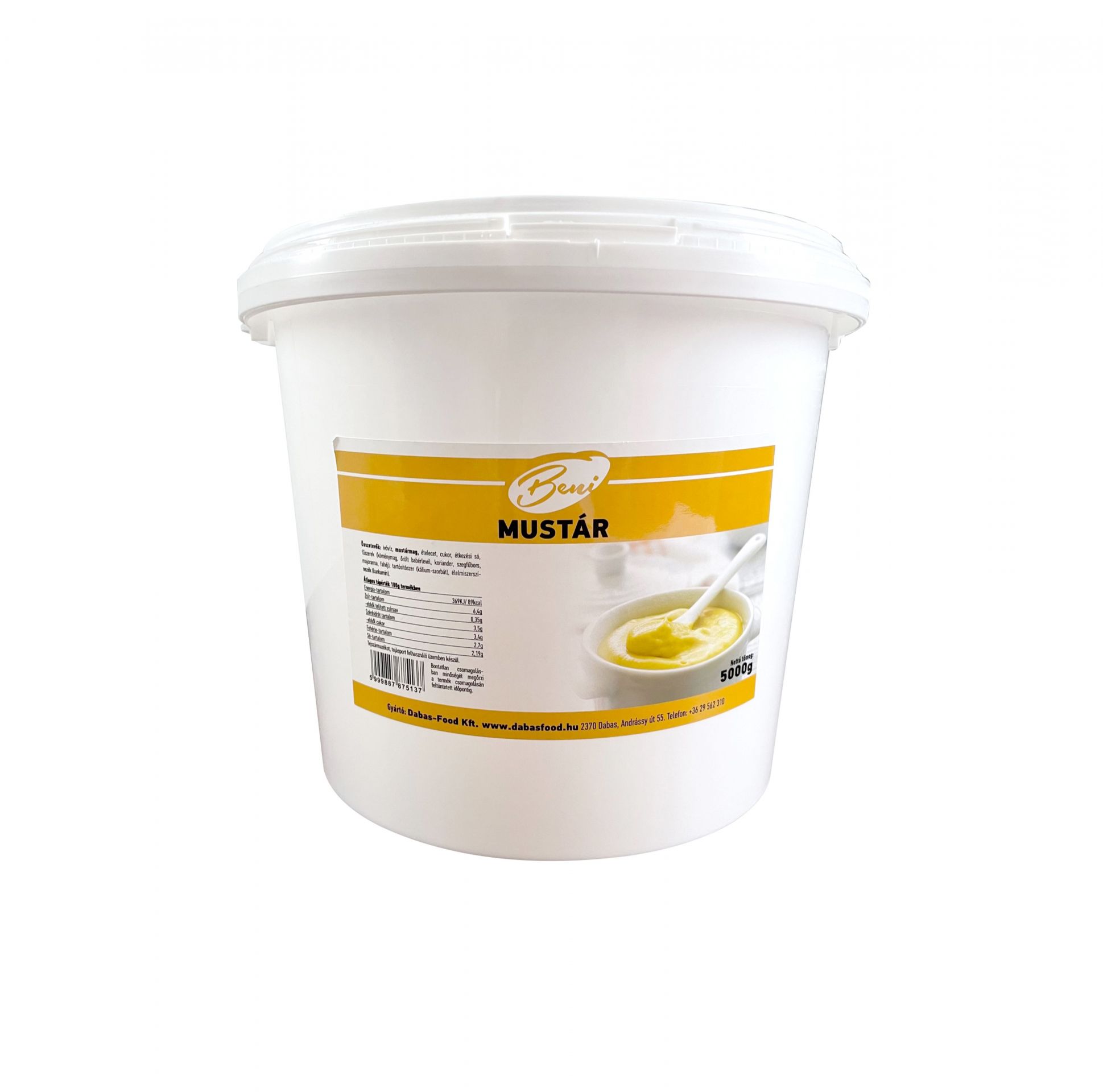 Mustár édesítőszeres 5 kg BENI