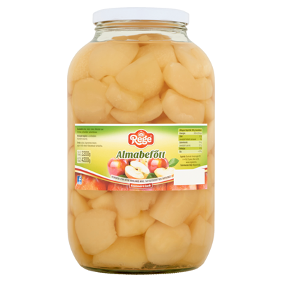 Almabefőtt üveges 4.200/2.200 g REGE/KREL