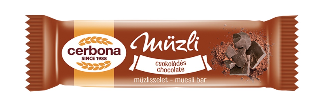 Cerbona müzli szelet csokoládés 20 g (20 db/#)